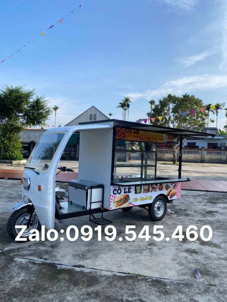 xe điện bán hàng/